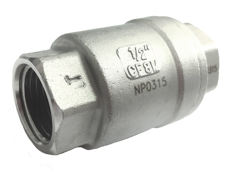 SS316 threaded spring check valve